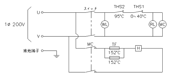 DP-A300PU〜A350PU 結線図