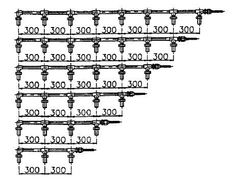 ヘッダーセット寸法図